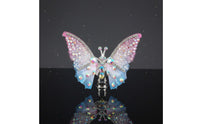 3D Moving Fluttering Butterfly Decor Iridescent Colors for Women