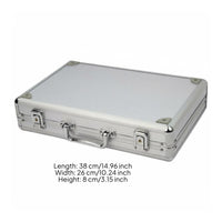 24 Compartment Watch Case With Handle Watch Display Case Lightweight Lockable for Travel
