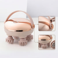 Scalp Massager with Silicone Heads Waterproof Electric Scalp Massager Compact