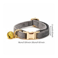 Soft Cat Collar Adjustable Size Pet Accessory for Kittens, Small Canines