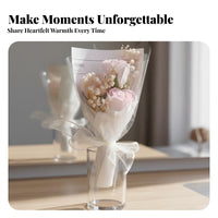 Soap Flower Bouquet Beautifully Wrapped Romantic Artificial Flowers for Mother, Women, Birthday, Anniversary, Home Decor
