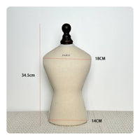 Necklace Bust Stand Tabletop Bust Necklace Display Sturdy Base for Market Stall
