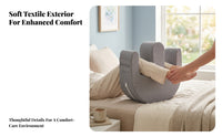 Repositioning Cushion Zipper Cover U-Shaped Bed Cushion Gray