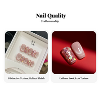 Acrylic Fake Nails, Pre-Shaped Short, Press On, DIY Manicure
