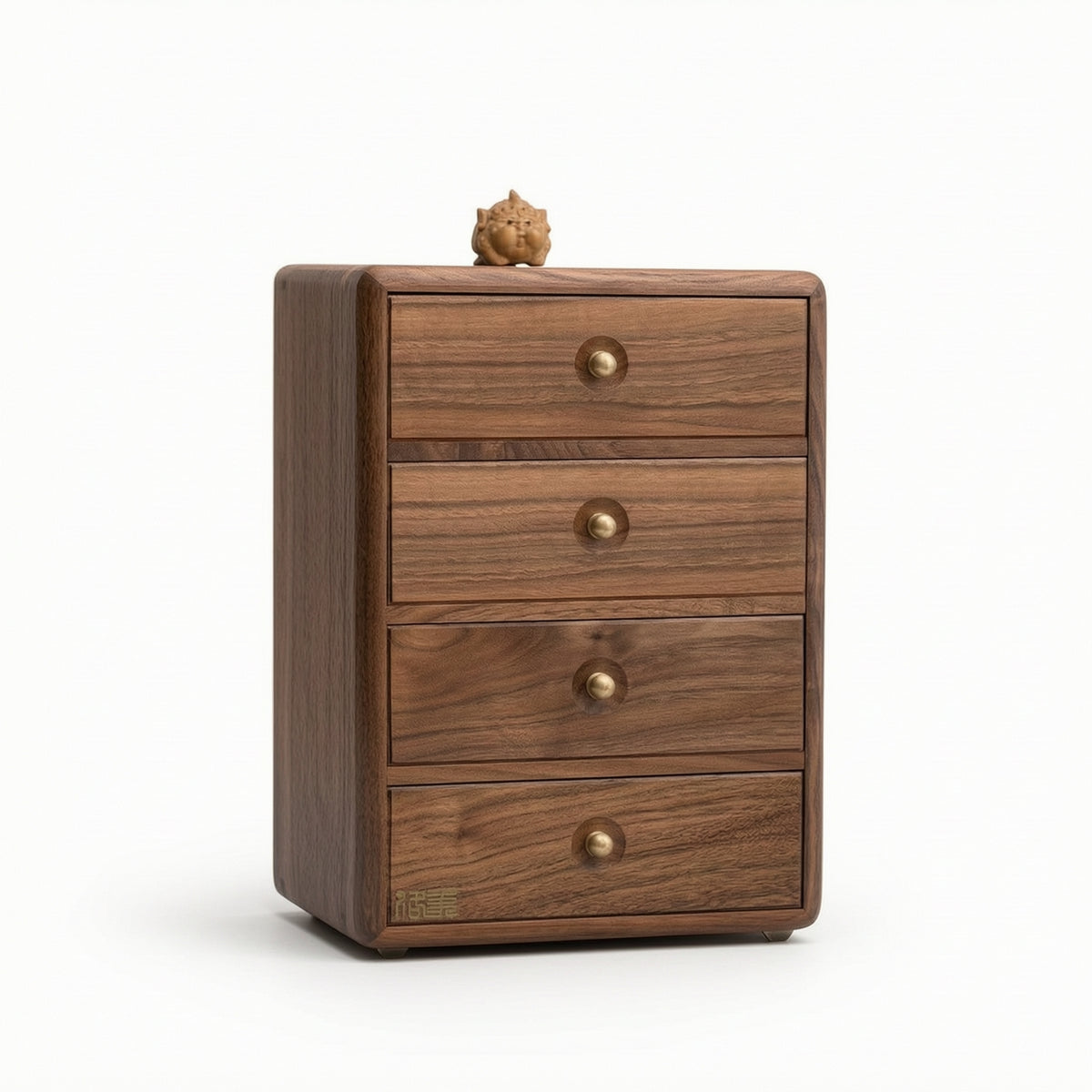Jewelry Organizer with Drawers Wooden Jewelry Cabinet Compact for Dressing Table