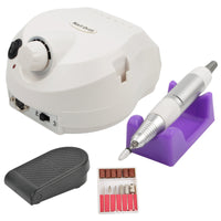 Electric Nail Drill Machine Professional Nail Drill with Foot Pedal Appliance Versatile Quiet for Manicurists