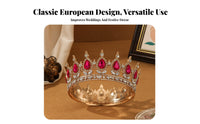 Crystal Crown Sparkling Crystal S Crystal Queen Crown Bridal Headpiece Elegant Design Crystal Queen Tiara for Photoshoot