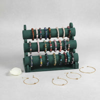 3 Tier Bracelet Display Stand Detachable Rods Scrunchie Display Holder