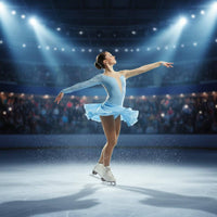 Ice Skating Dress Easy to Move in Figure Skating Costume Comfortable for Girls