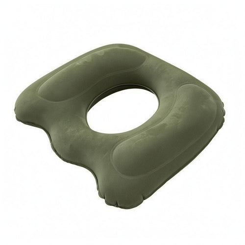 Seat Cushion with Center Opening Flocked Inflatable Seat Cushion PVC