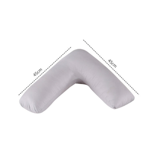 V-Shaped Maternity Pillow Removable Washable Cover Full Body Maternity Pillow