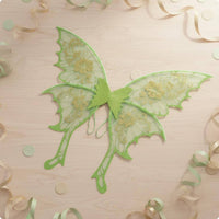 Printed Butterfly Wing Colorful Print Delicate Lace Look Angel Wing Costume for Photoshoot