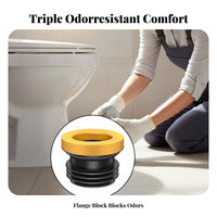 Toilet gasket Kit Thickened Design Plumbing Hardware Universal Fit