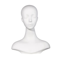Mannequin Head with Shoulders Realistic Manikin Head with Shoulders Sturdy