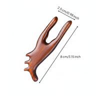 Sandalwood Ear Reflexology Tool Acupoint Stimulation Wooden Ear Massage Tool