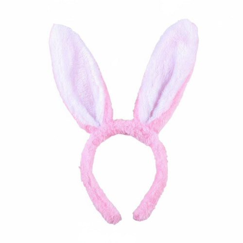 Fuzzy Bunny Ears Hair Hoop Comfortable Fit Costume Accessory Reusable for Women