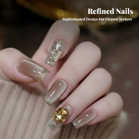 Removable Trapezoid Press On Nails