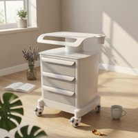 Beauty Trolley Wheeled Cabinet with Drawers 3-Drawer for Salons, Treatment Rooms