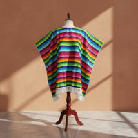 Mexican Poncho Traditional Design Mexican Serape Poncho Lightweight