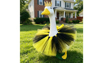 Goose Crown Outfit Bee Theme Goose Skirt Costume Outdoor Decoration for Garden