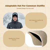Knitted Head Cap Sports Running Warm Unisex