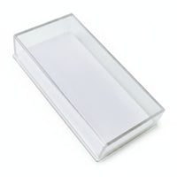Hard-Shell Eyelash Case Flat Lid Easy to Find Acrylic Eyelash Storage Box