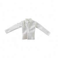 1/8 BJD Doll Shirt Long Sleeves Miniature Fashion Pointed Toy Clothing