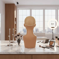 Hairpiece Head Lifelike Hairpiece Mannequin Bust Lightweight for Cosplay Sellers