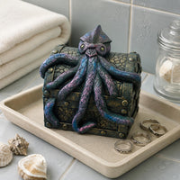 Sea Creature Treasure Chest Decorative Treasure Chest Organizer Collectible