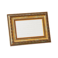 Earring Display Frame Ornate Stud Display Frame Brown and Gold