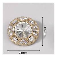 Crystal Shank Button Elegant Design Rhinestone Shank Buttons for DIY Crafters