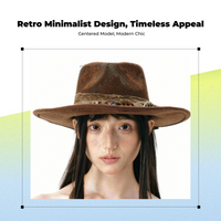 jean Fedora Hat, Wide Brim, Womens Fall urban chic, Travel