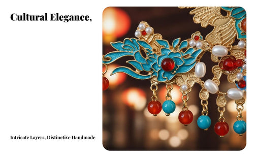 Classical Theater Headwear Intricate Features Chinese Design Hair Crown Red Decorative Puff Headpiece Handmade Ancient Tassel