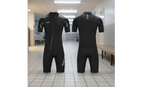 Anti-Cold 3mm Wetsuit Easy to Put on and Remove Short Wetsuit Stretchy Water Sports Suit Quick-Dry for Diving, Surfing, Swimming