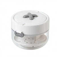 Oral Retainer Case Two-Color Retainer Cleaning Case with Mirror Item