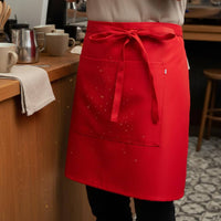 Waterproof Waist Apron Easy to Clean Tie Waist Apron Pocket Workwear for Workers, Cafe