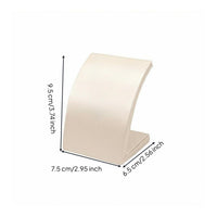 Jewelry Display Set Professional Presentation Earring Stand Clean Beige Design