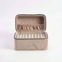 Bracelet Storage Box with Zipper Zippered Bangle Case Secure for Collectors