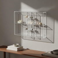 Rock Display Case Transparent Stone Display Box Dust Resistant for Collectors