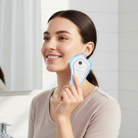 Vibrating Facial Massager Enhances Skincare Absorption for Home Spa