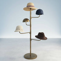 Freestanding Rotating Hat Rack European Style Rotating Hat Rack for Shop Owners