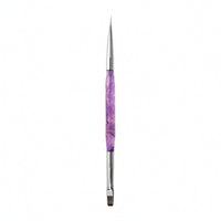 Double-Ended Nail Art Brush Fine Tip Beauty Tool Tapered Bristles
