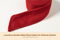 Winter Woolen Waist Belt, Soft, Black, For long coats, Unisex