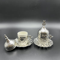 Turkish Coffee Cup Handmade Turkish Coffee Cup Set Removable Ceramic Liner