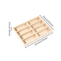 Multi-Compartment Eyewear Tray Minimalist Design for Dresser Top, Collectors