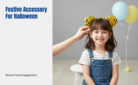 Event Theme Children Tiger Headband Plush Animal Ears Party Costume Accessory