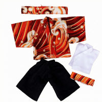Japanese Doll Clothes Set Elegant Doll Kimono Set Cute