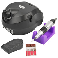 Electric Nail Drill Machine Professional Nail Drill with Foot Pedal Appliance Versatile Quiet for Manicurists