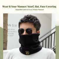 Neck Warmer, Adjustable Fleece, Windproof Thermal for Men Women