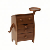 Jewelry Organizer with Drawers Solid Wood Tabletop Jewelry Chest Organized